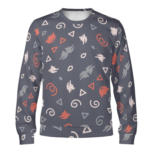 Abstract Apex Pullover Sweatshirt | Soft Polyester | Perfect Gift - Happy Moth