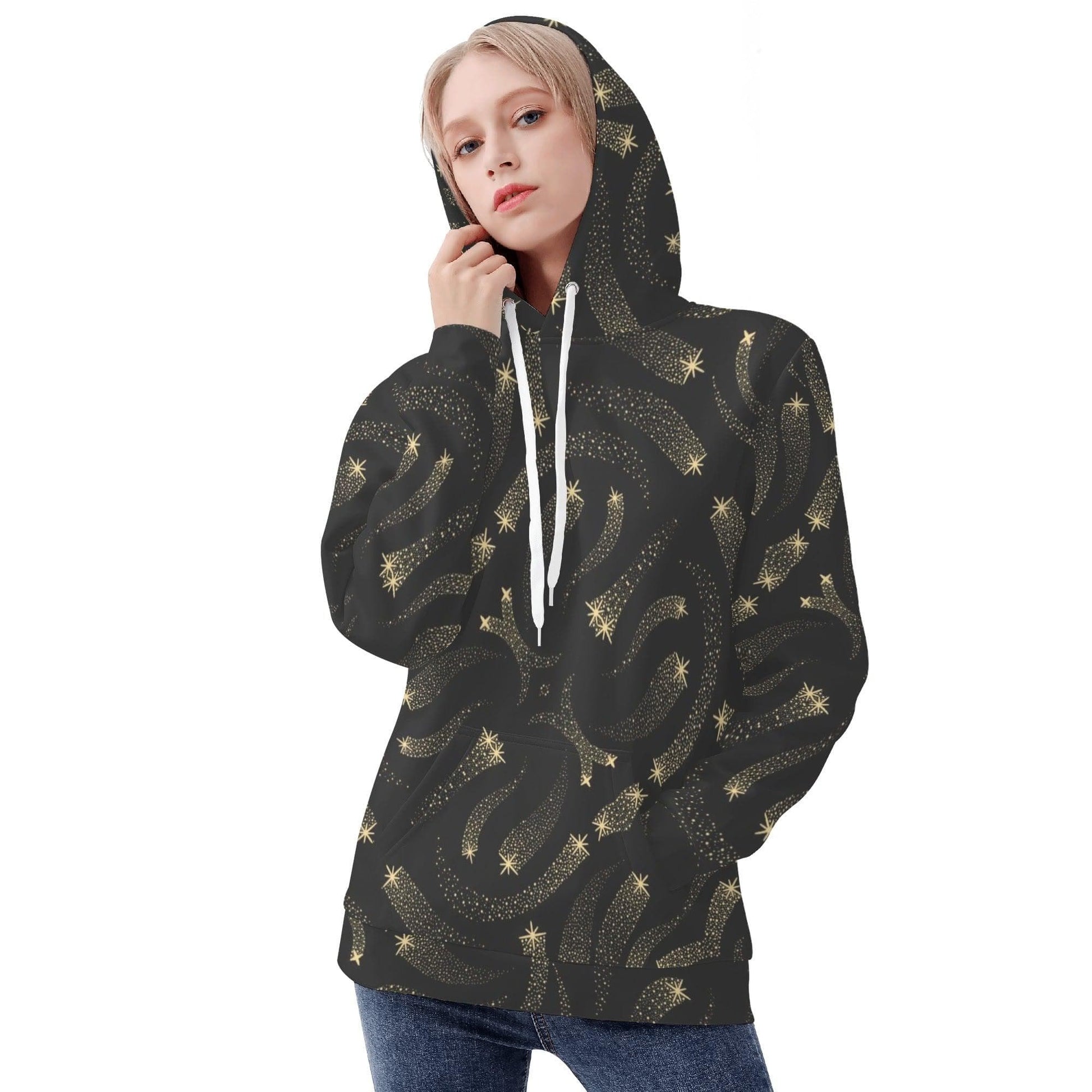 Bloom Essence Hoodie - High-Quality Velvet Hoodies - Soft, Durable, and Easy Care - Ideal for Autumn and Winter - Happy Moth