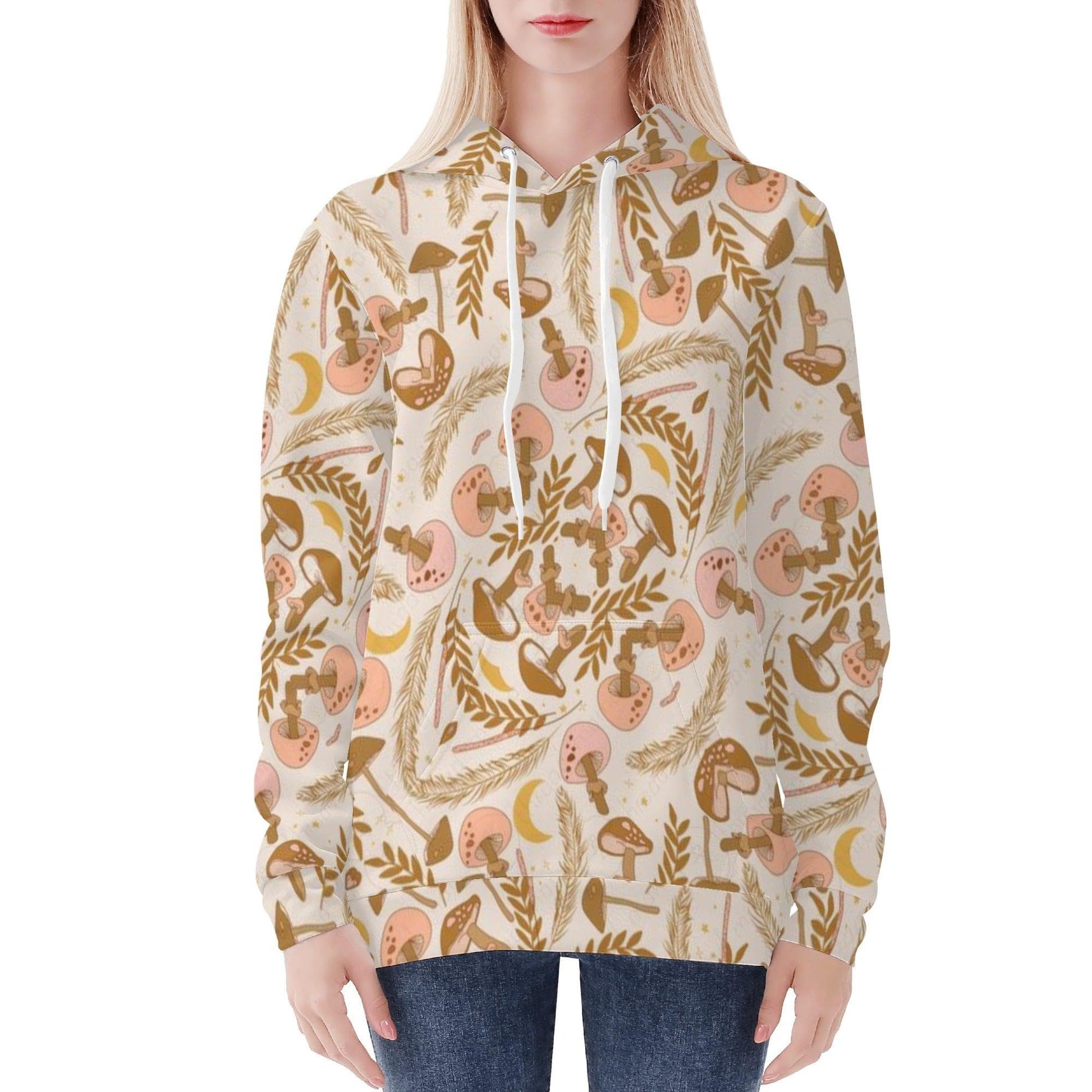 Branch Bloom Hoodie - High-Quality Velvet Hoodies - Soft, Durable, and Easy Care - Ideal for Autumn and Winter - Happy Moth