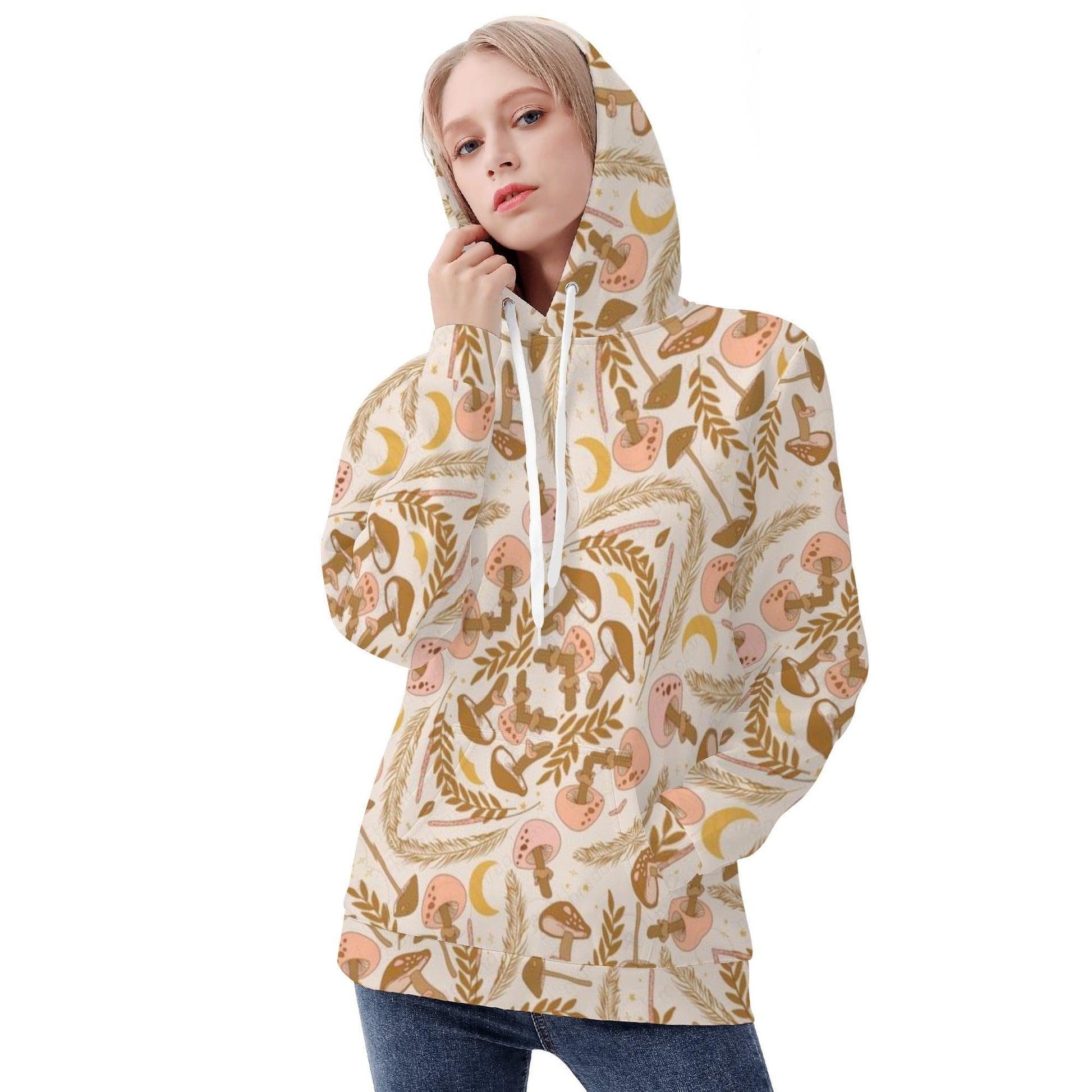 Branch Bloom Hoodie - High-Quality Velvet Hoodies - Soft, Durable, and Easy Care - Ideal for Autumn and Winter - Happy Moth