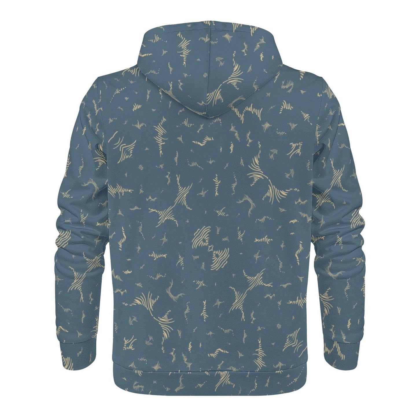 Celestial Drift Warm Velvet Hoodie - Soft & Cozy - High-Quality Polyester - Drawstring Hood - Long Sleeves - Front Pocket - Happy Moth