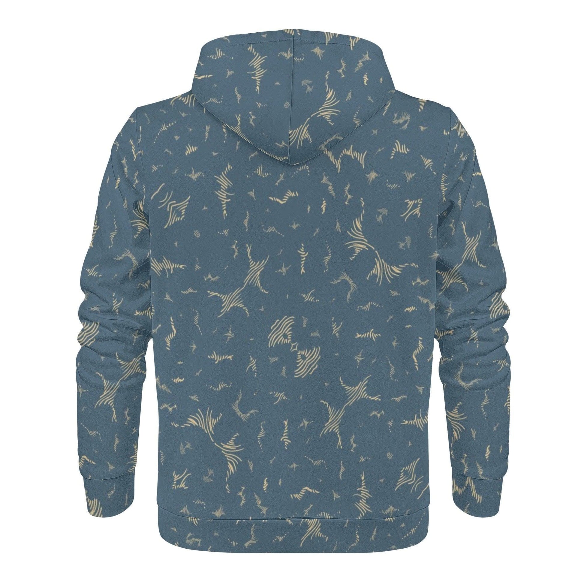 Celestial Drift Warm Velvet Hoodie - Soft & Cozy - High-Quality Polyester - Drawstring Hood - Long Sleeves - Front Pocket - Happy Moth