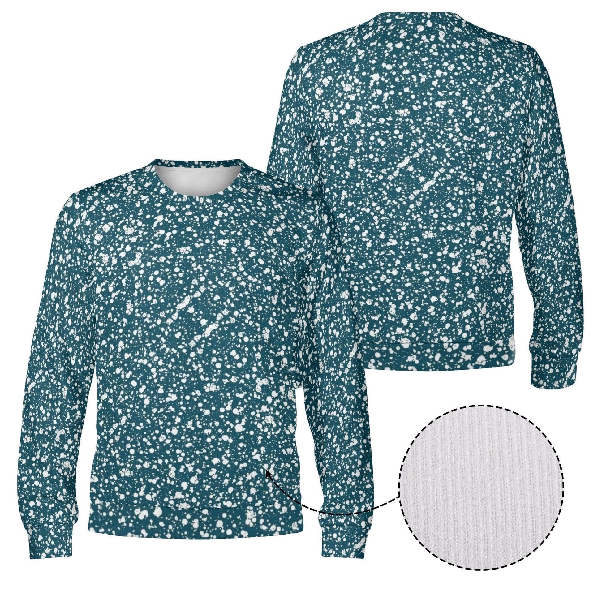 Celestial Mosaic Pullover Sweatshirt | Soft Polyester | Perfect Gift - Happy Moth