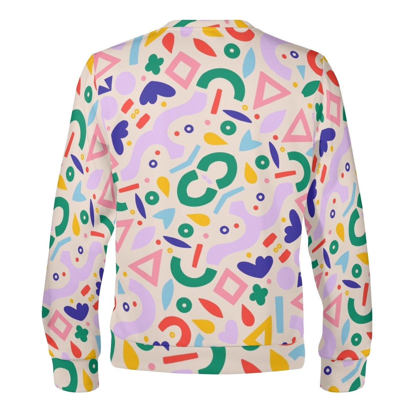 Chroma Chaos Pullover Sweatshirt | Soft Polyester | Perfect Gift - Happy Moth