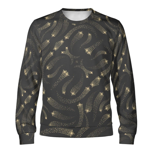 Cosmic Swirl Pullover Sweatshirt | Soft Polyester | Perfect Gift - Happy Moth