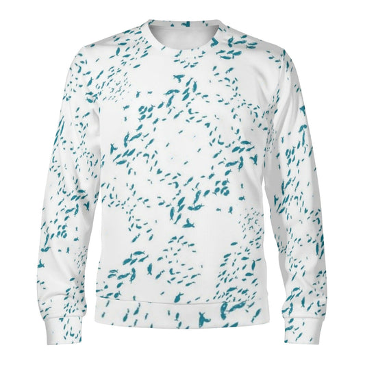 Ethereal Motion Pullover Sweatshirt | Soft Polyester | Perfect Gift - Happy Moth