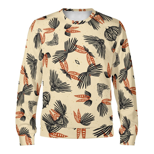 Fragmented Fusion Pullover Sweatshirt | Soft Polyester | Perfect Gift - Happy Moth