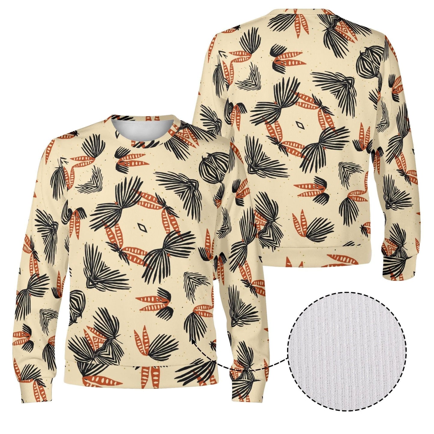 Fragmented Fusion Pullover Sweatshirt | Soft Polyester | Perfect Gift - Happy Moth