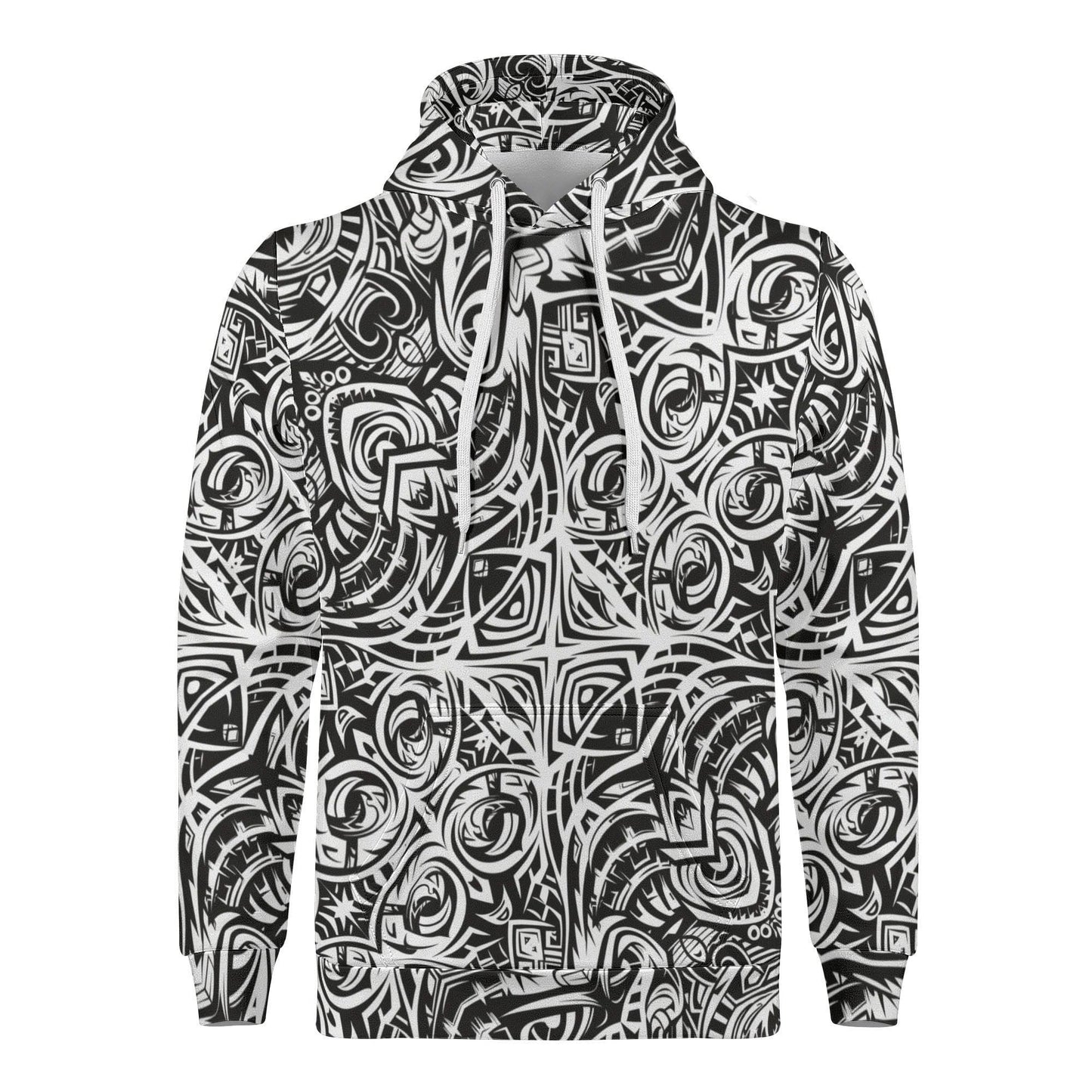 Quantum Bloom Warm Velvet Hoodie - Soft & Cozy - High-Quality Polyester - Drawstring Hood - Long Sleeves - Front Pocket - Happy Moth