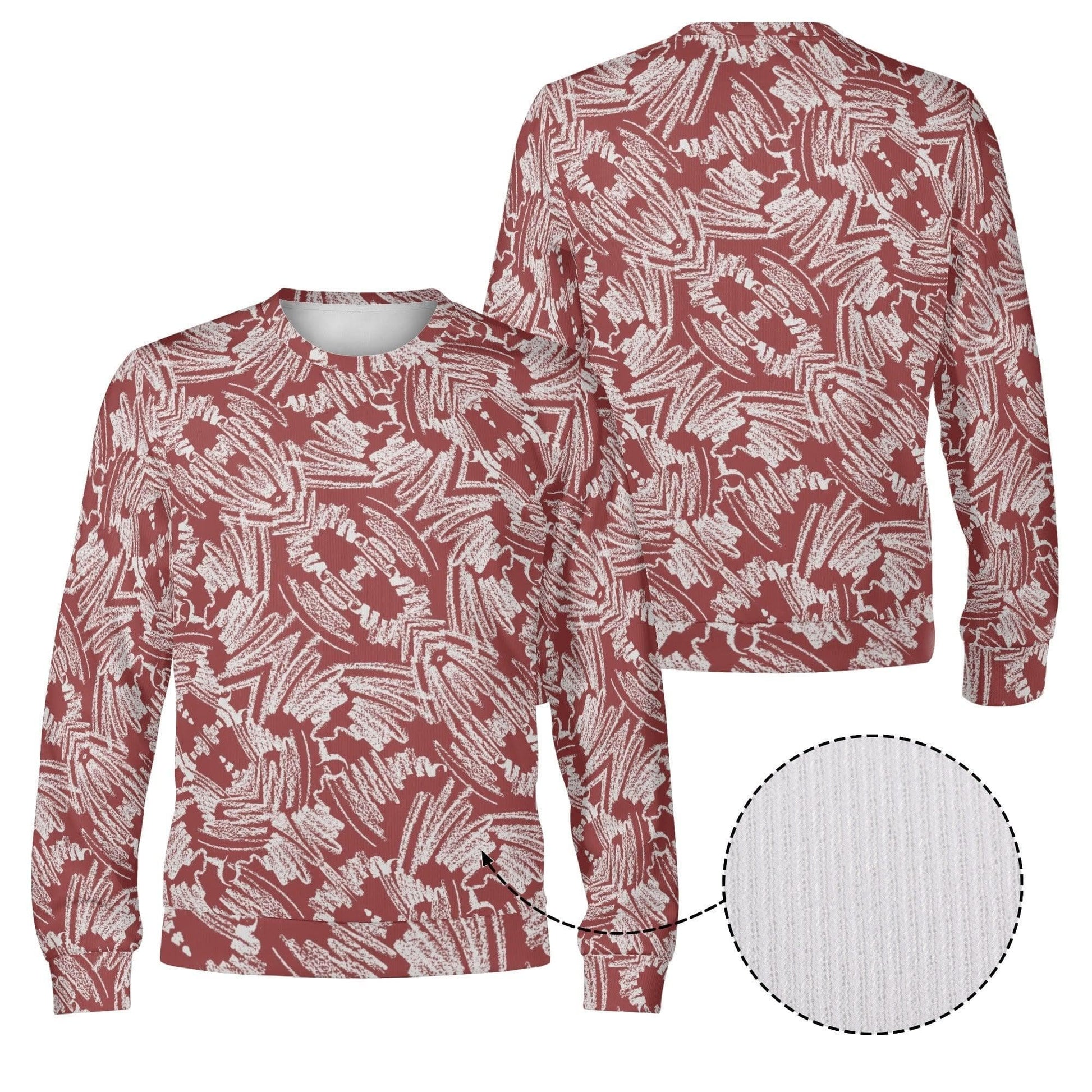 Shattered Glow Pullover Sweatshirt | Soft Polyester | Perfect Gift - Happy Moth