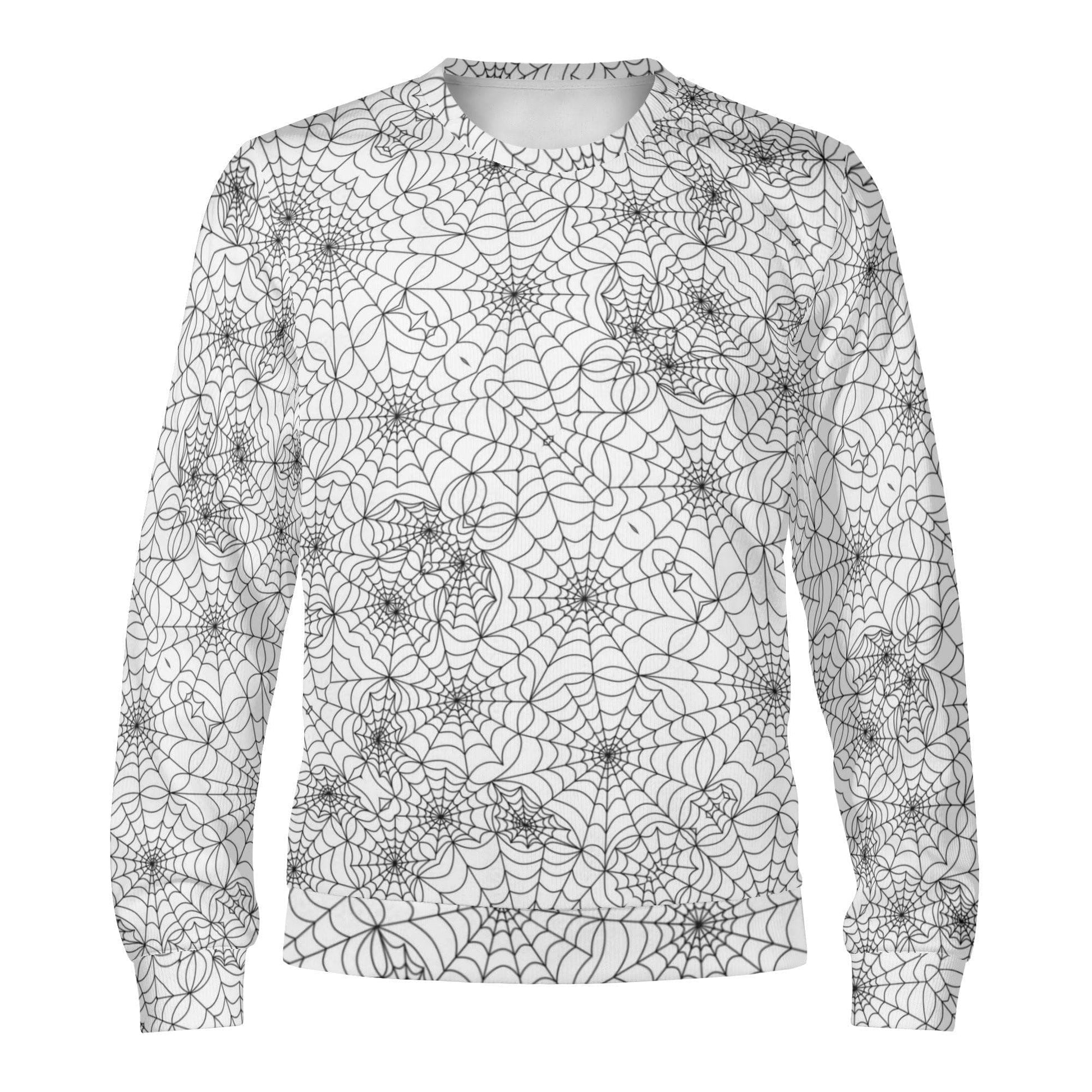 Spidey web Pullover Sweatshirt | Soft Polyester | Perfect Gift - Happy Moth