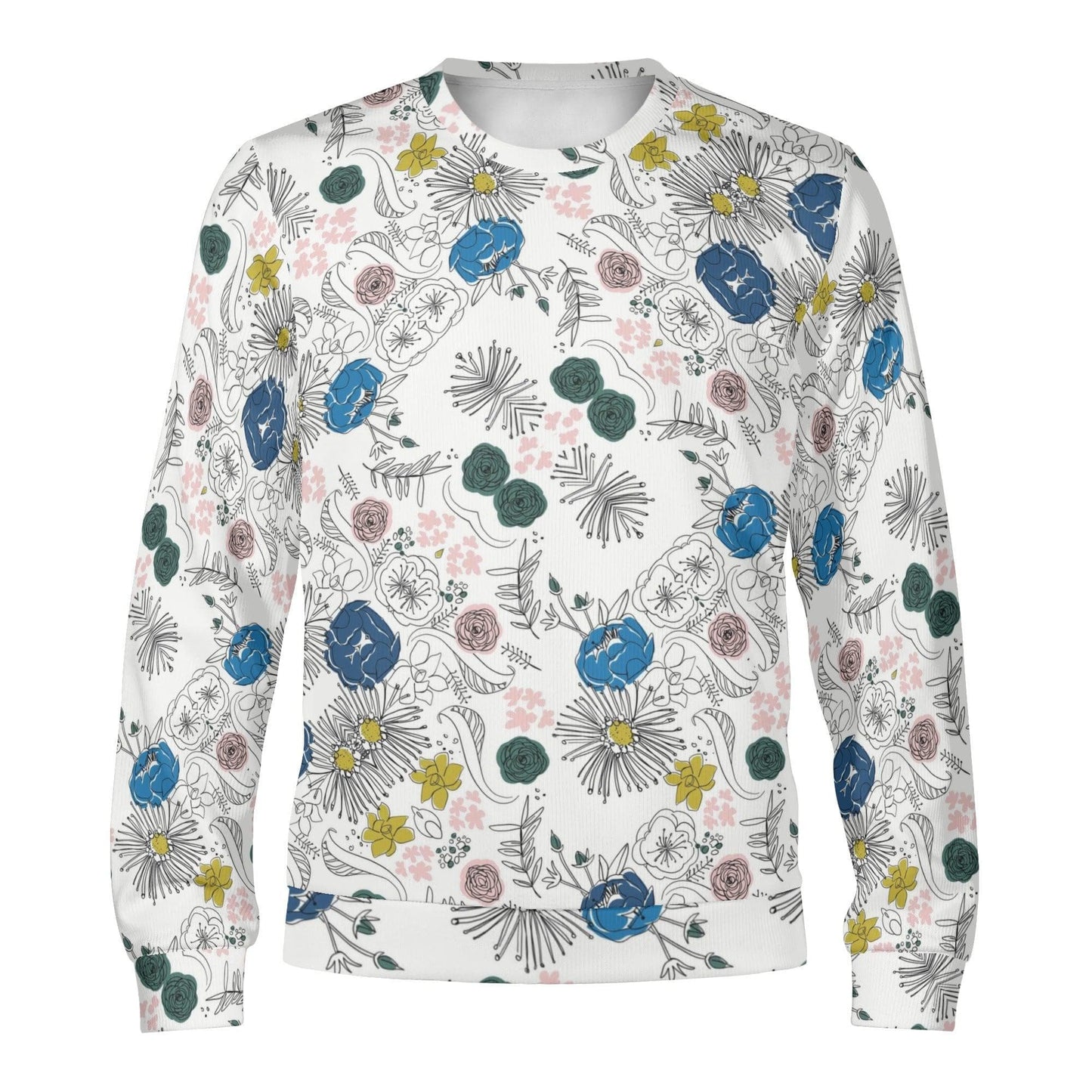 Spiral Motion Pullover Sweatshirt | Soft Polyester | Perfect Gift - Happy Moth