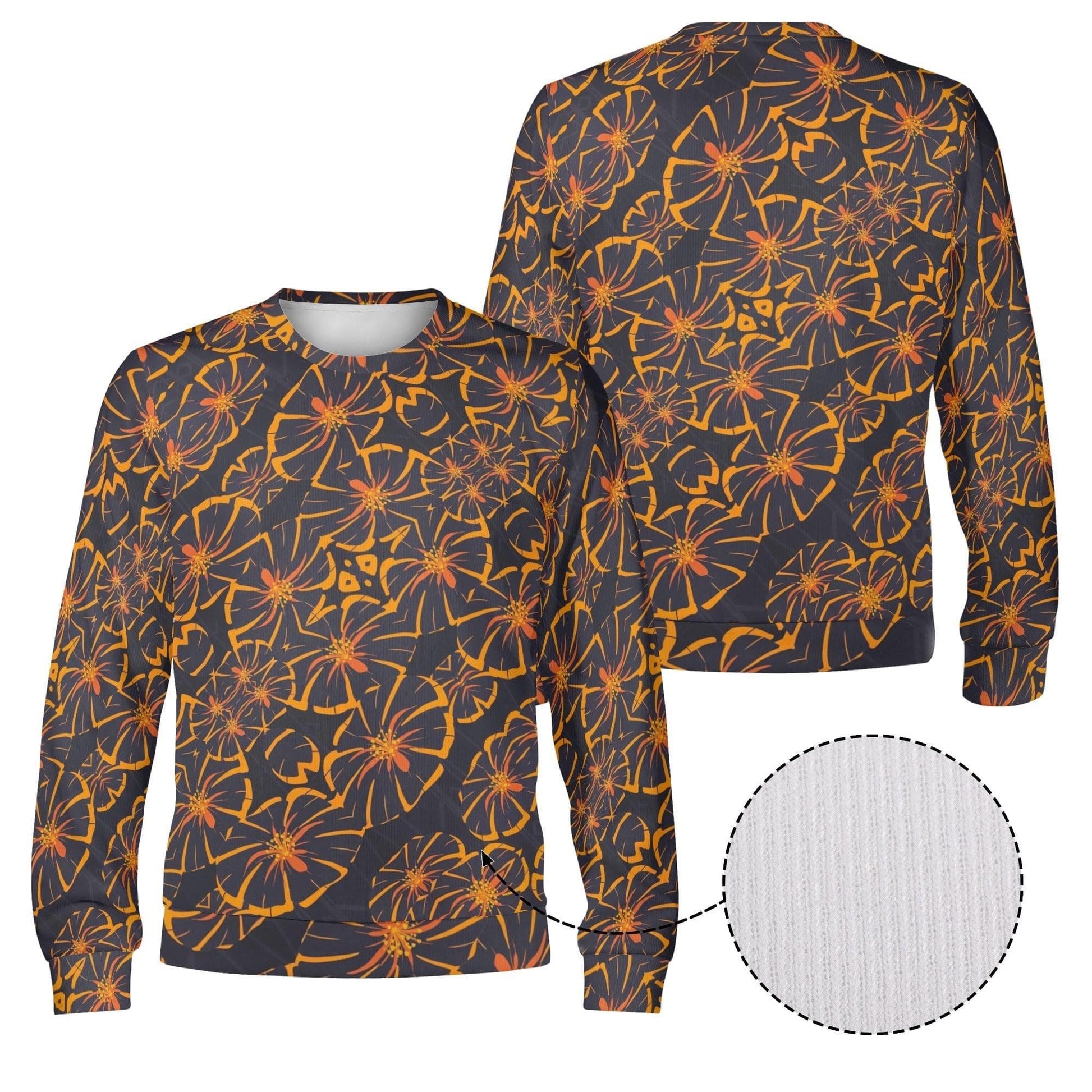 Stellar Strata Pullover Sweatshirt | Soft Polyester | Perfect Gift - Happy Moth