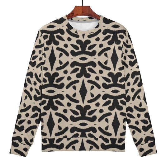 Tribal Sweatshirt | Soft Polyester Material | Long Sleeve Pullover Tops | Streetwear for Autumn Winter - Happy Moth