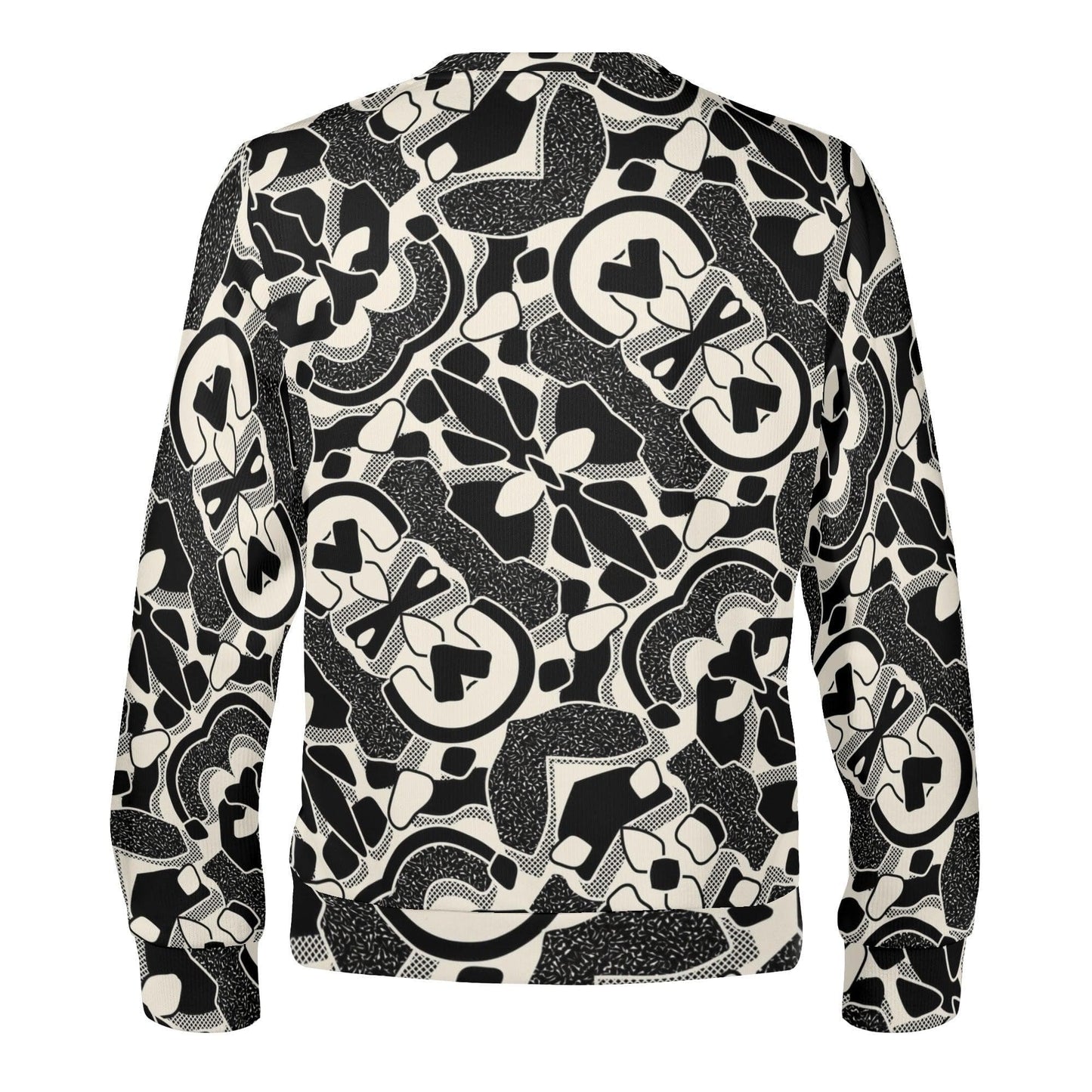 Wave Mirage Pullover Sweatshirt | Soft Polyester | Perfect Gift - Happy Moth