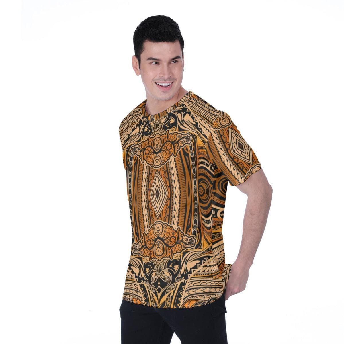 African Tribal Men's T-shirt | Birdseye