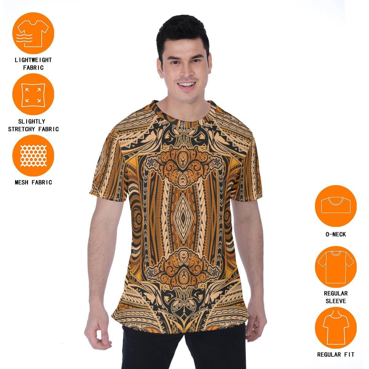 African Tribal Men's T-shirt | Birdseye