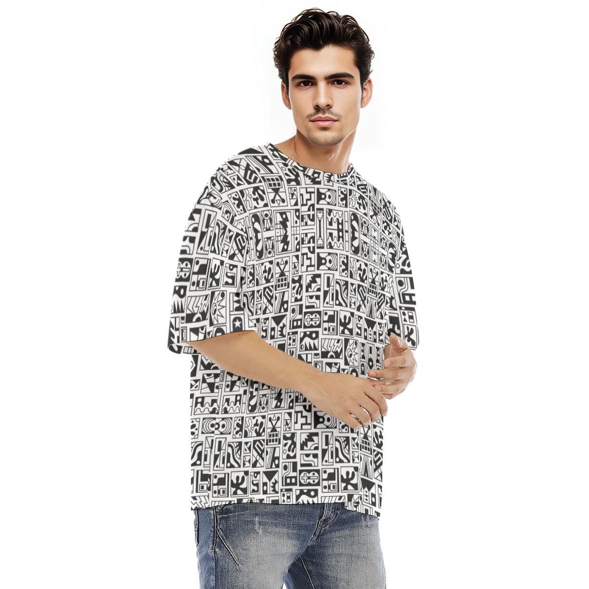 Afro Tribal Men's Raglan Short Sleeve T-Shirt |180GSM COTTON