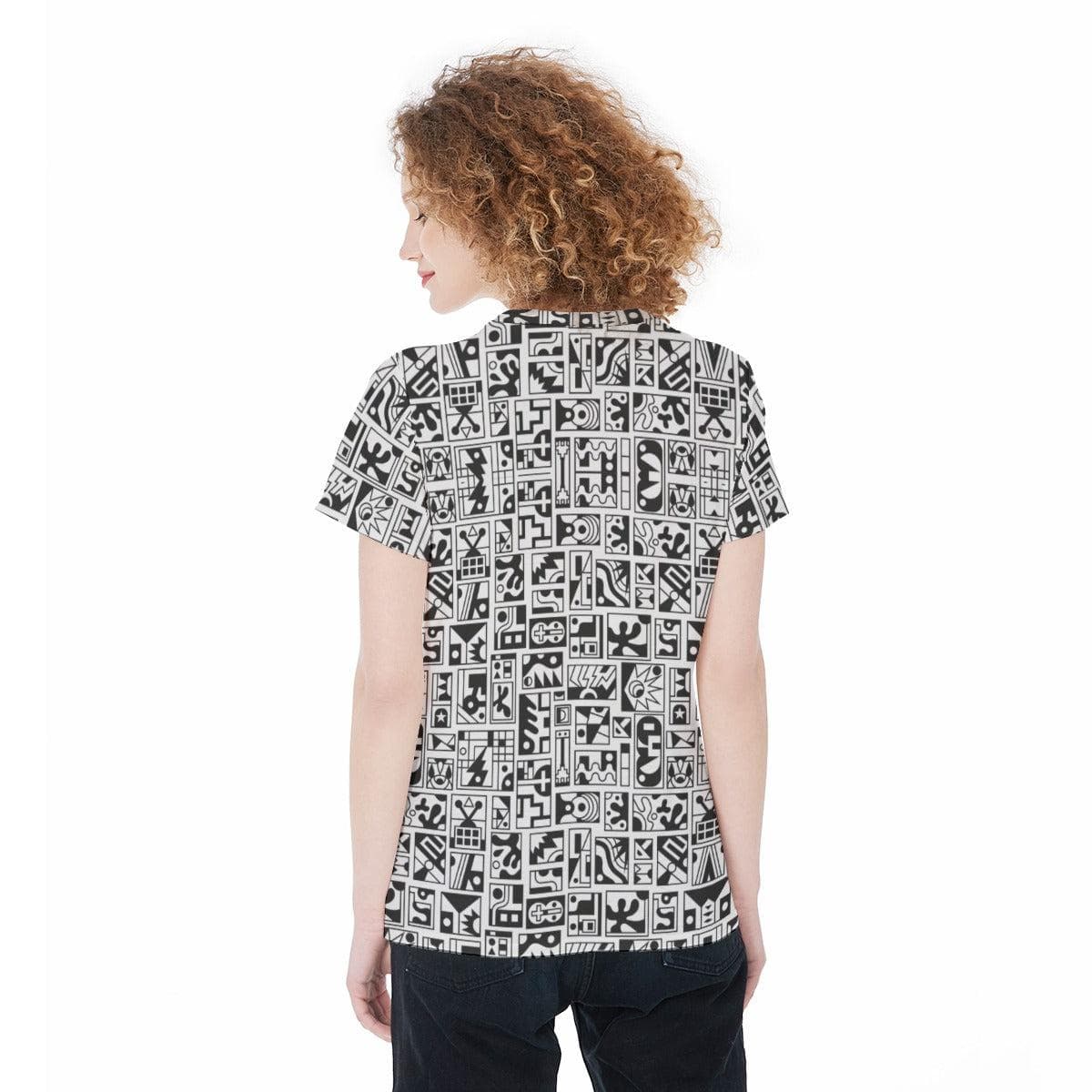 Afro Tribal Round Neck T-Shirt