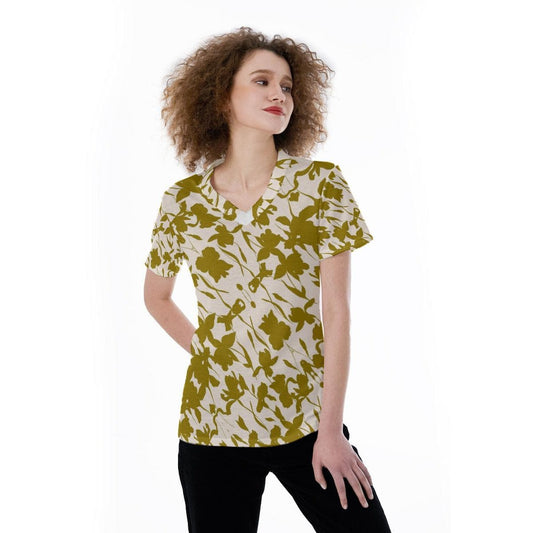 All-Over Print V-neck Women's T-shirt