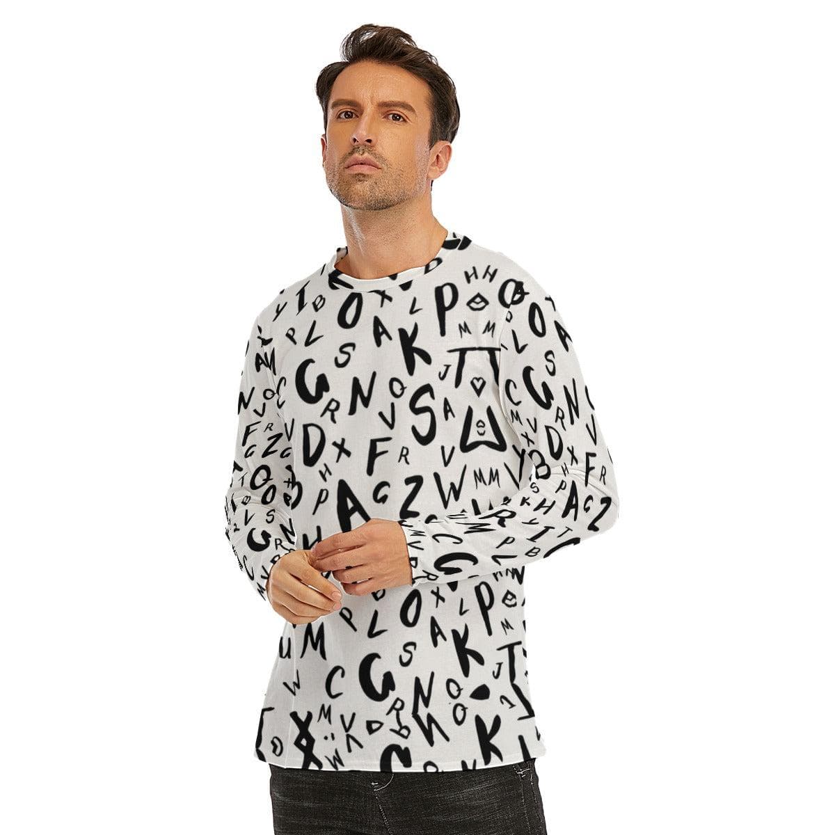 Alphabets Long Sleeve T-Shirt | 190GSM Cotton