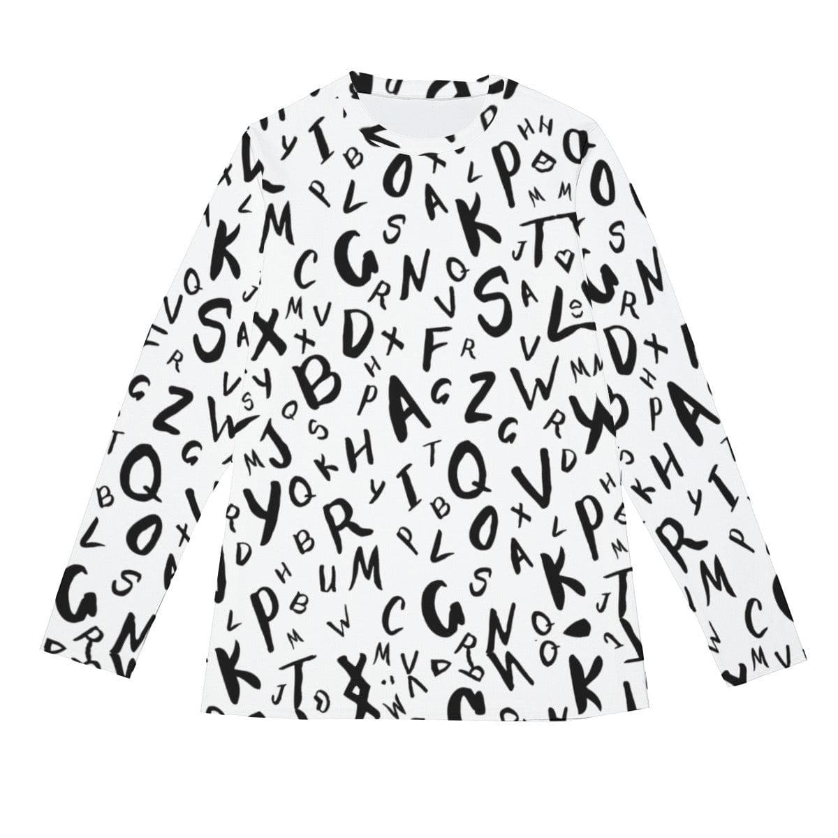 Alphabets Long Sleeve T-Shirt | 190GSM Cotton