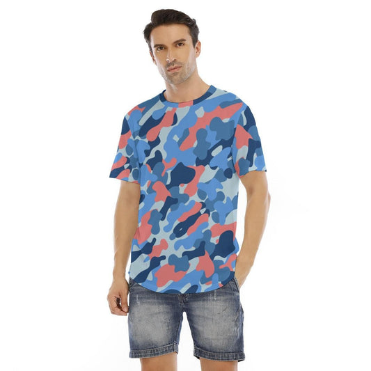 DappleDaze Men's Short Sleeve Rounded Hem T-shirt