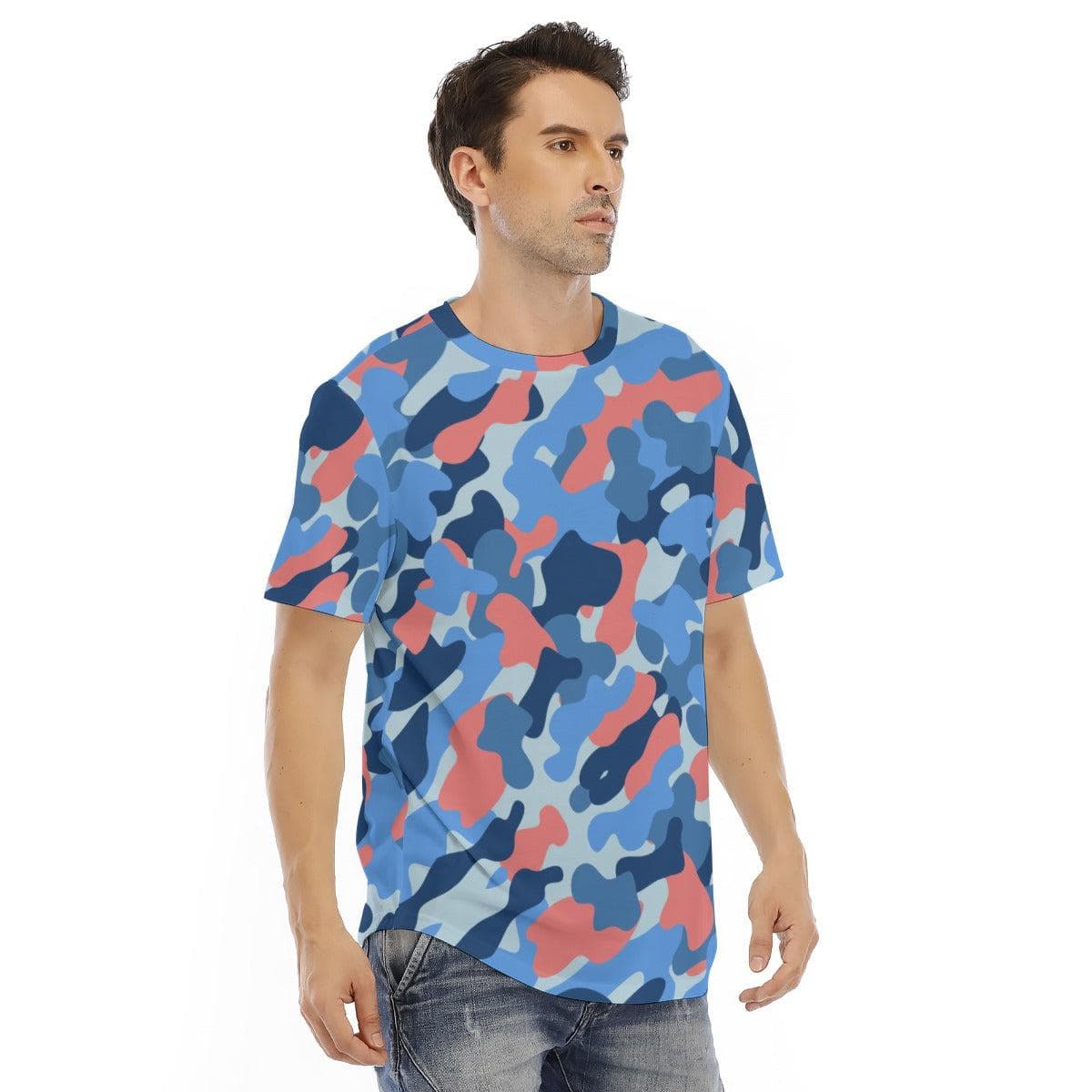 DappleDaze Men's Short Sleeve Rounded Hem T-shirt