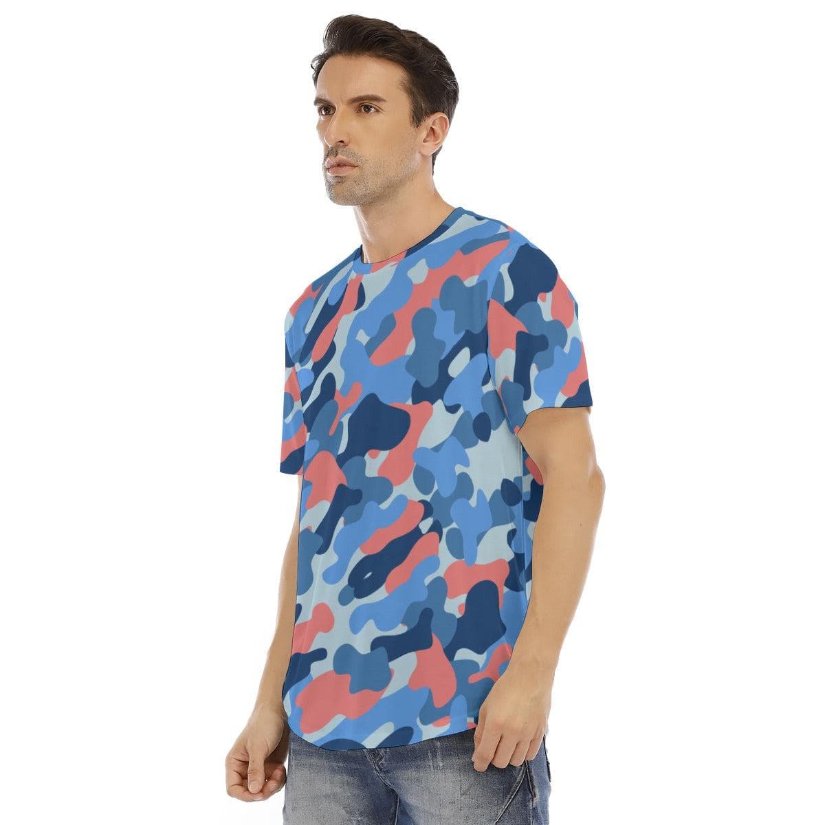 DappleDaze Men's Short Sleeve Rounded Hem T-shirt