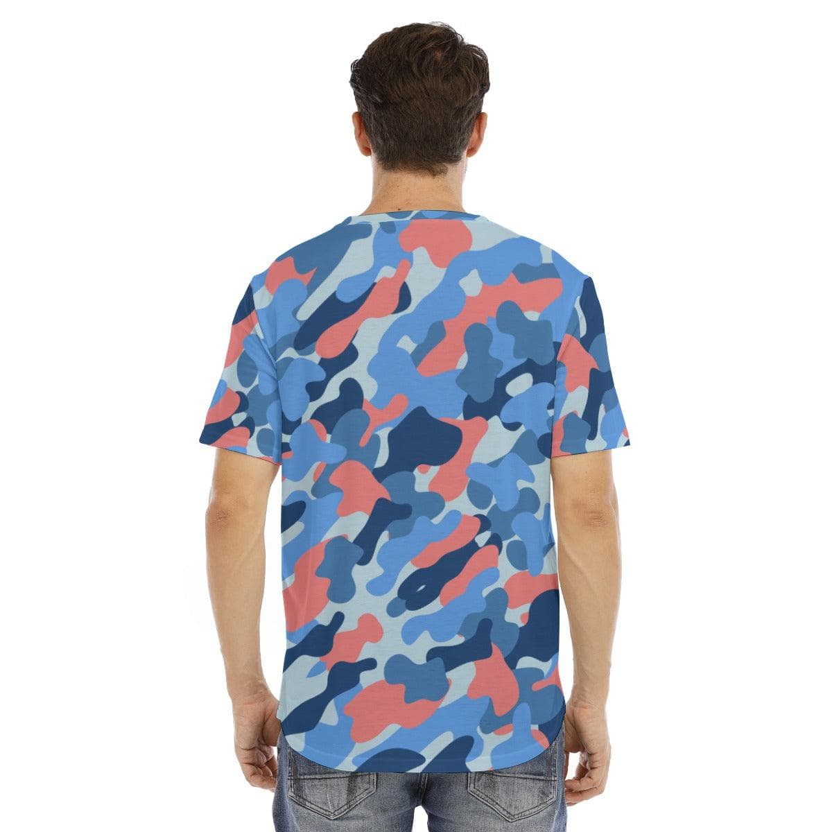 DappleDaze Men's Short Sleeve Rounded Hem T-shirt