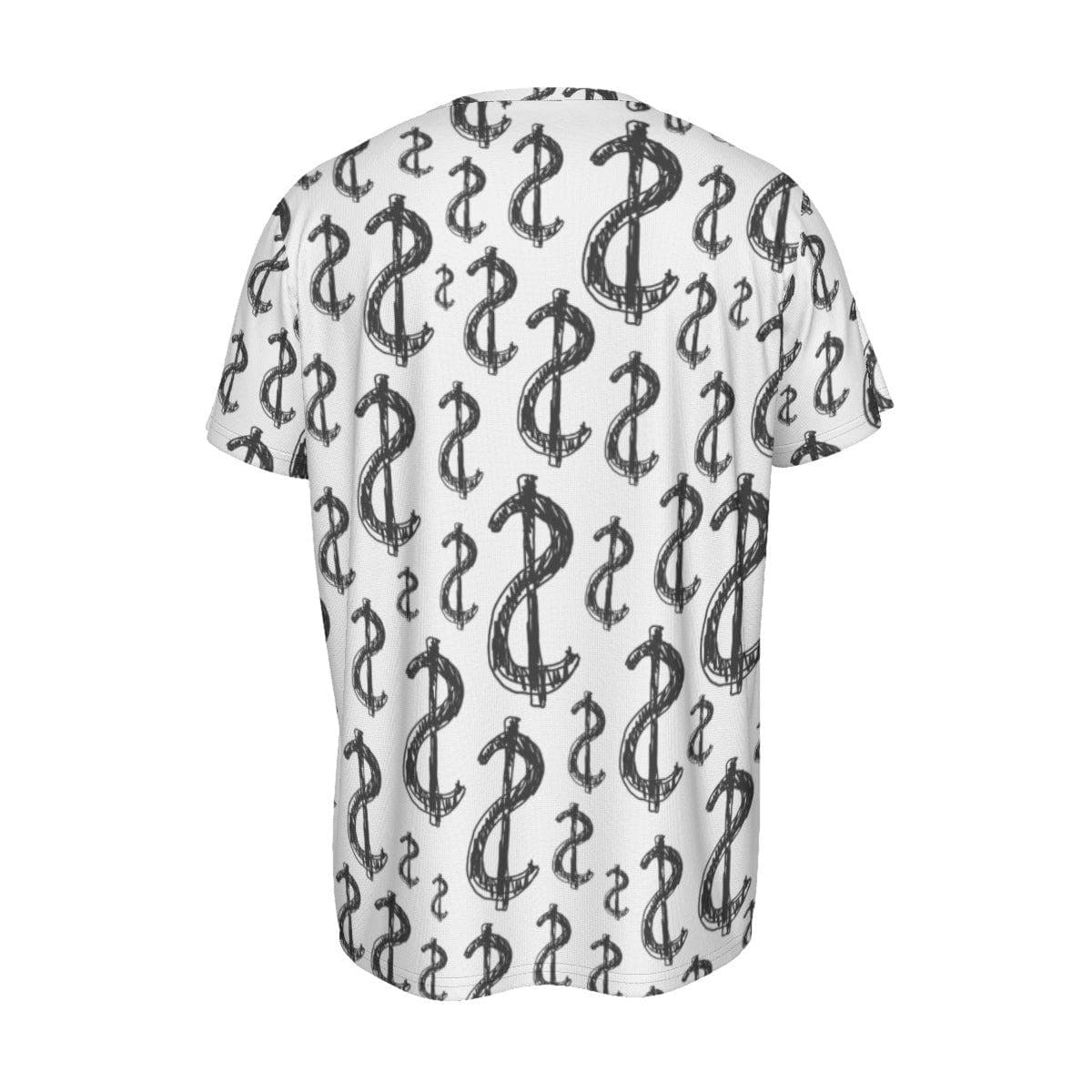 Dollar Men's Round Neck Short Sleeve T-Shirt