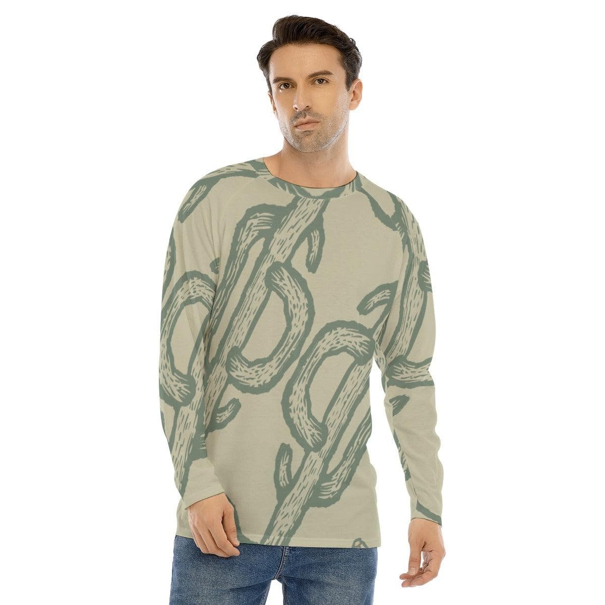 Drytam Men's Long Sleeve T-shirt With Raglan Sleeve