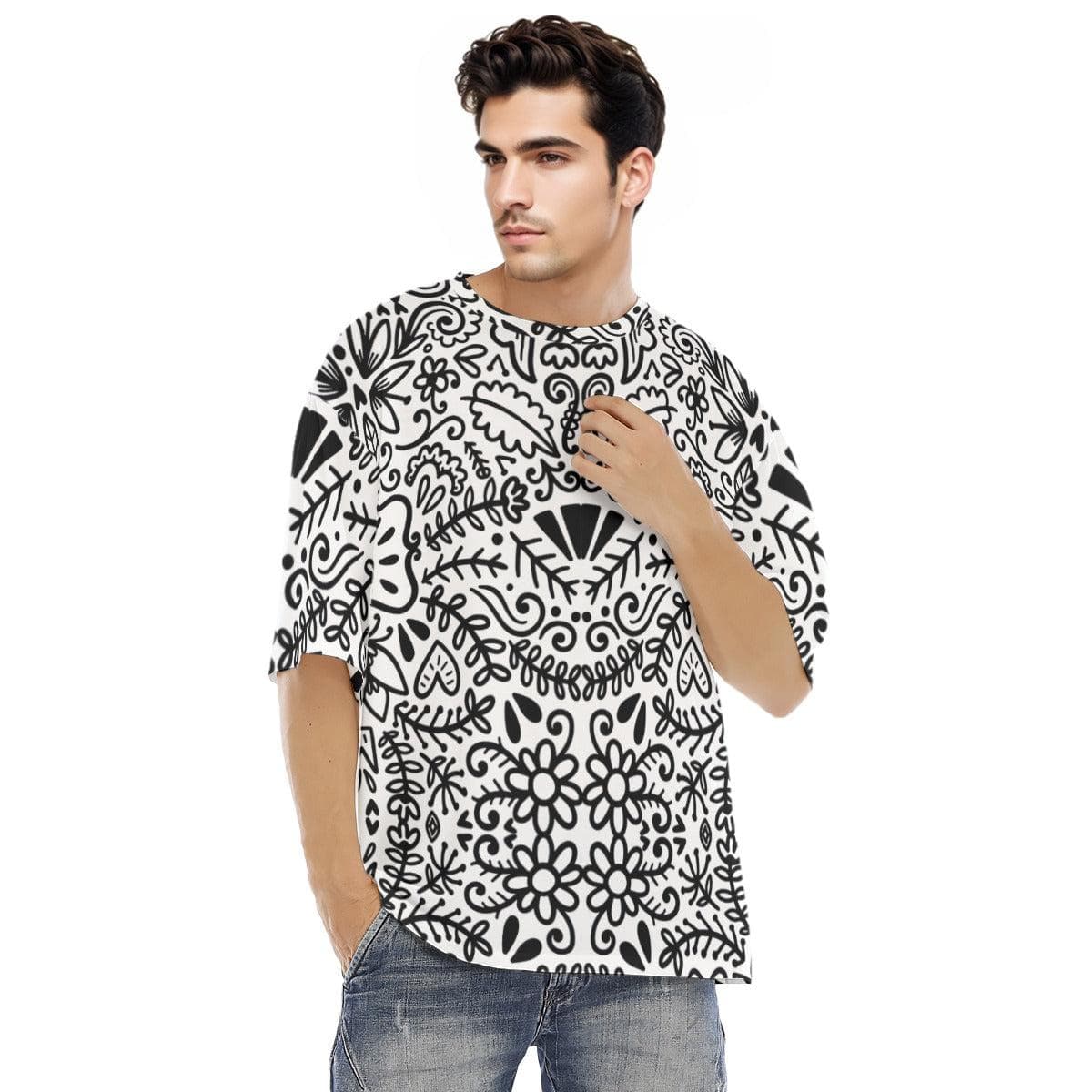 FloraFusion Men's Raglan Short Sleeve T-Shirt |180GSM COTTON