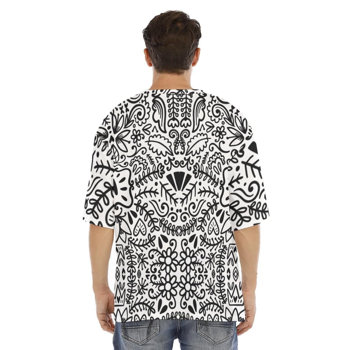 FloraFusion Men's Raglan Short Sleeve T-Shirt |180GSM COTTON