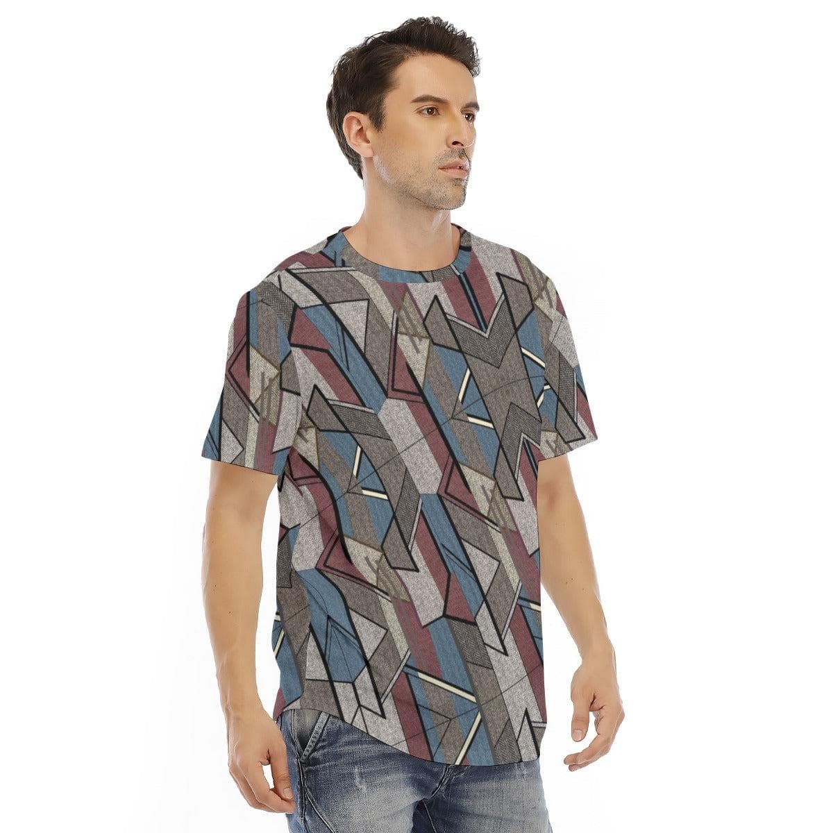 JollyTrail Men's Short Sleeve Rounded Hem T-shirt