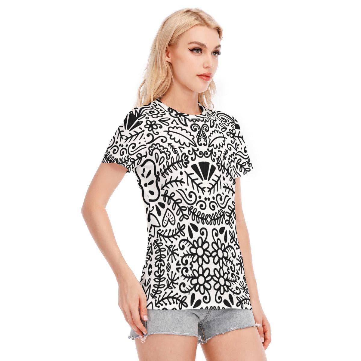 LeafLattice Women's Round Neck T-Shirt | 190GSM Cotton