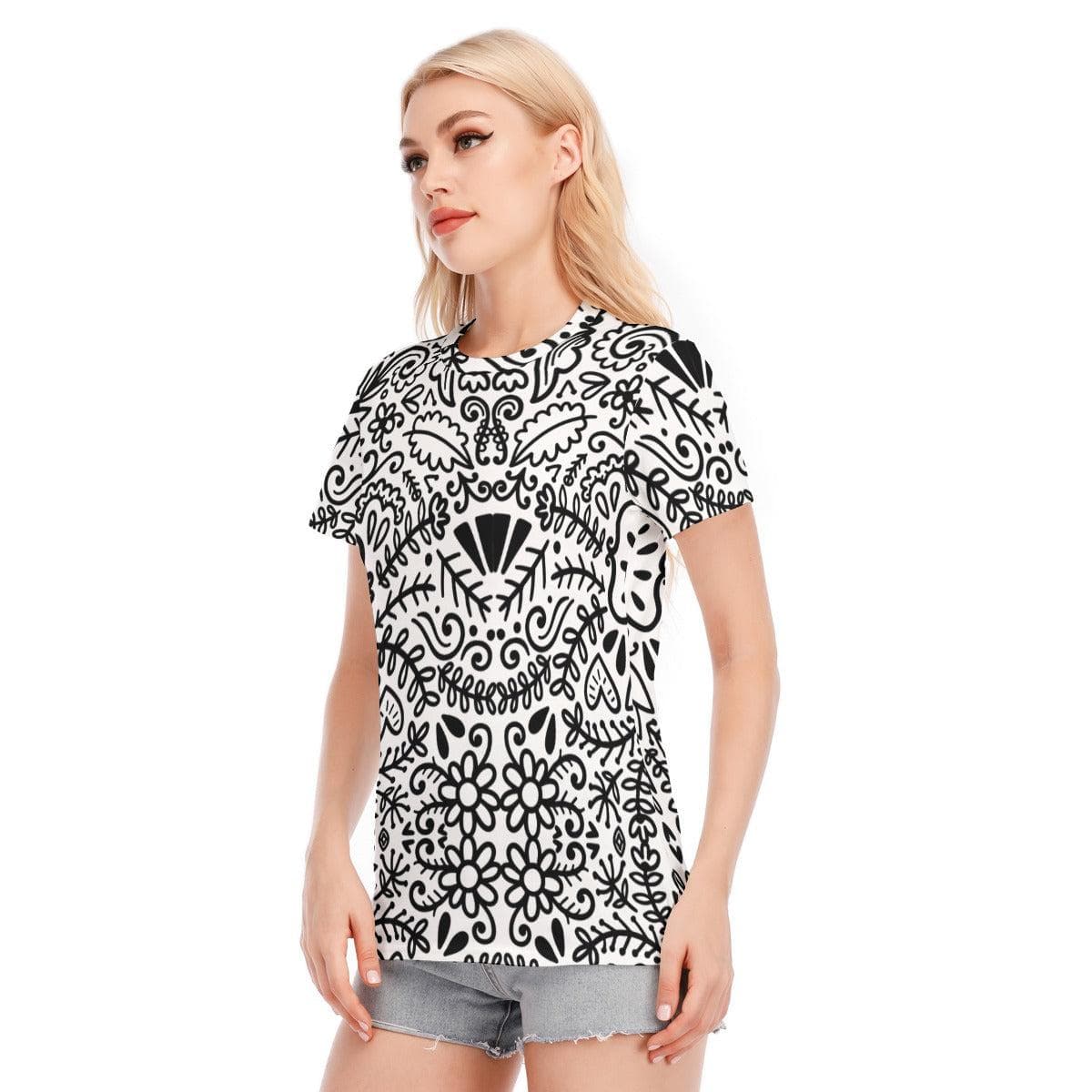 LeafLattice Women's Round Neck T-Shirt | 190GSM Cotton