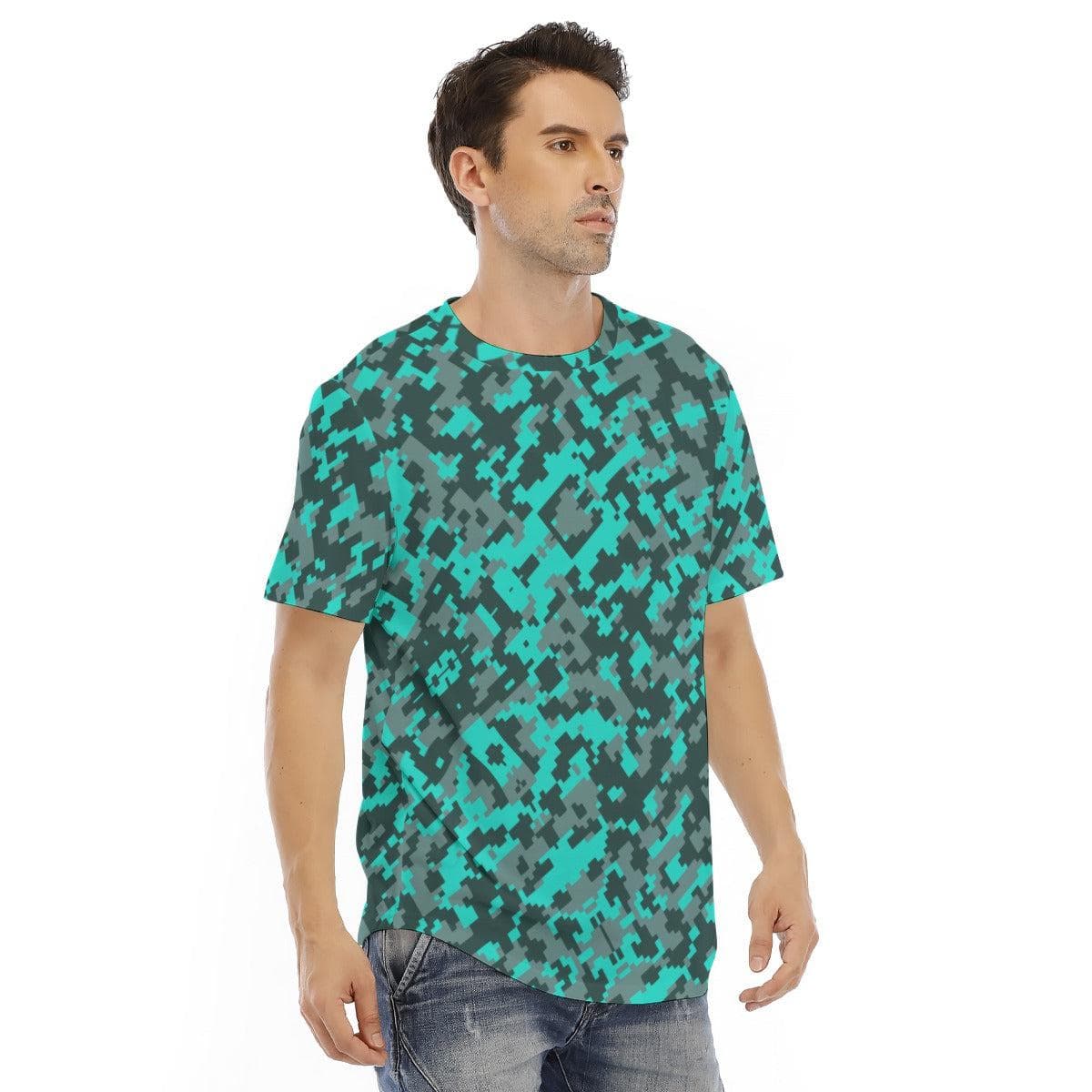 LushFusion Men's Short Sleeve Rounded Hem T-shirt