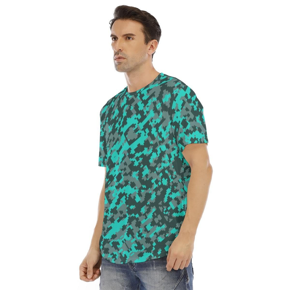 LushFusion Men's Short Sleeve Rounded Hem T-shirt