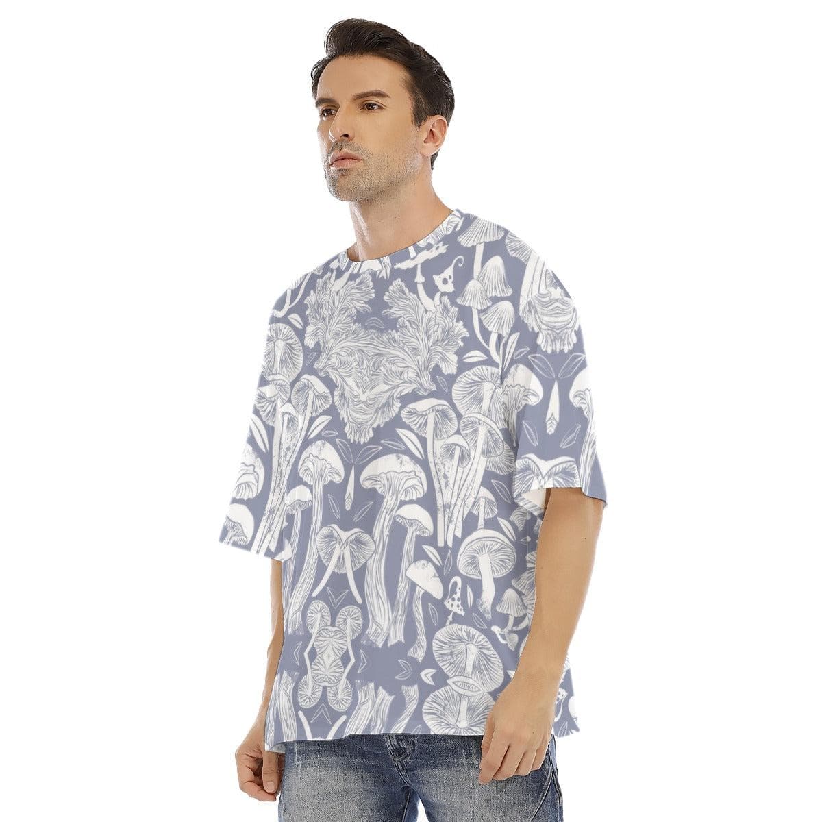 PerkyPetal Men's Drop Shoulder T-shirt With Short Sleeve