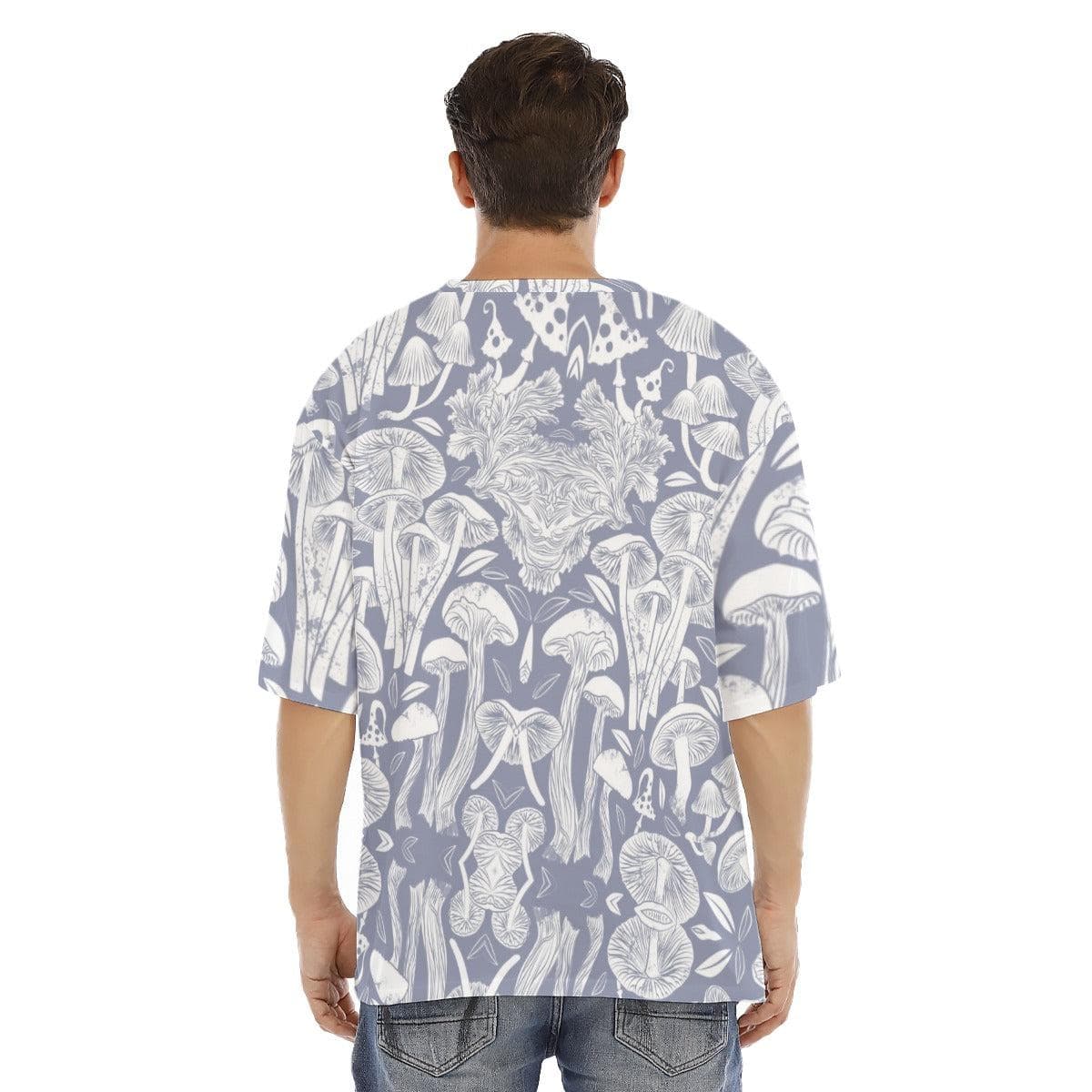 PerkyPetal Men's Drop Shoulder T-shirt With Short Sleeve