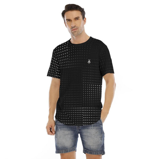 SwayGlow fade Men's Short Sleeve Rounded Hem T-shirt