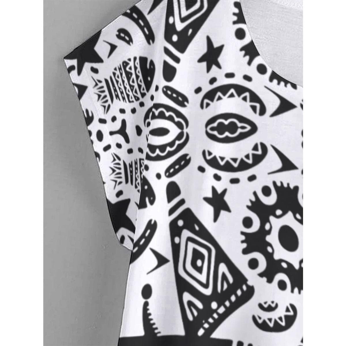 Tribal Women's Curved Hem T-shirt (Plus Size)